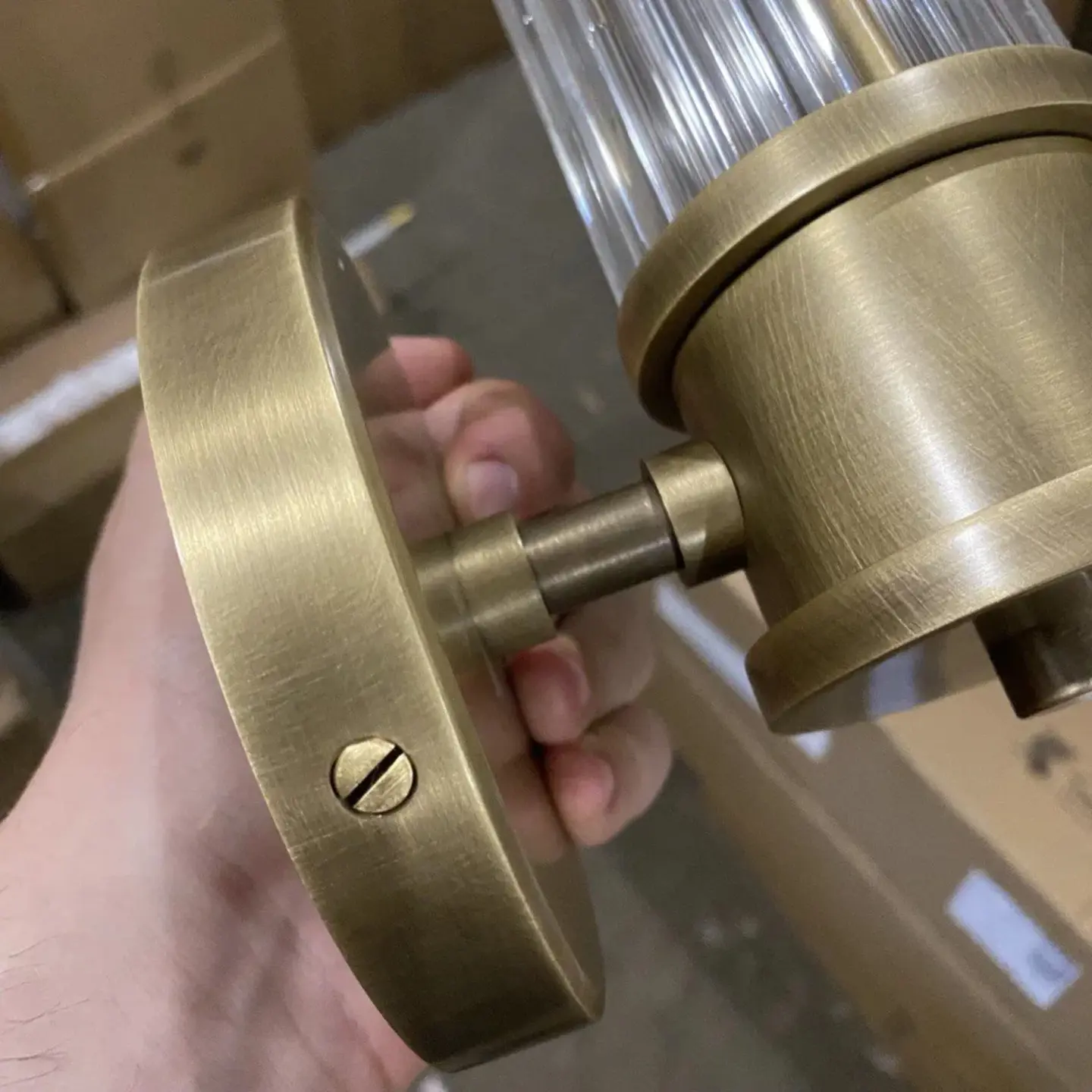 Купить светильник Boca Wall Античная латунь